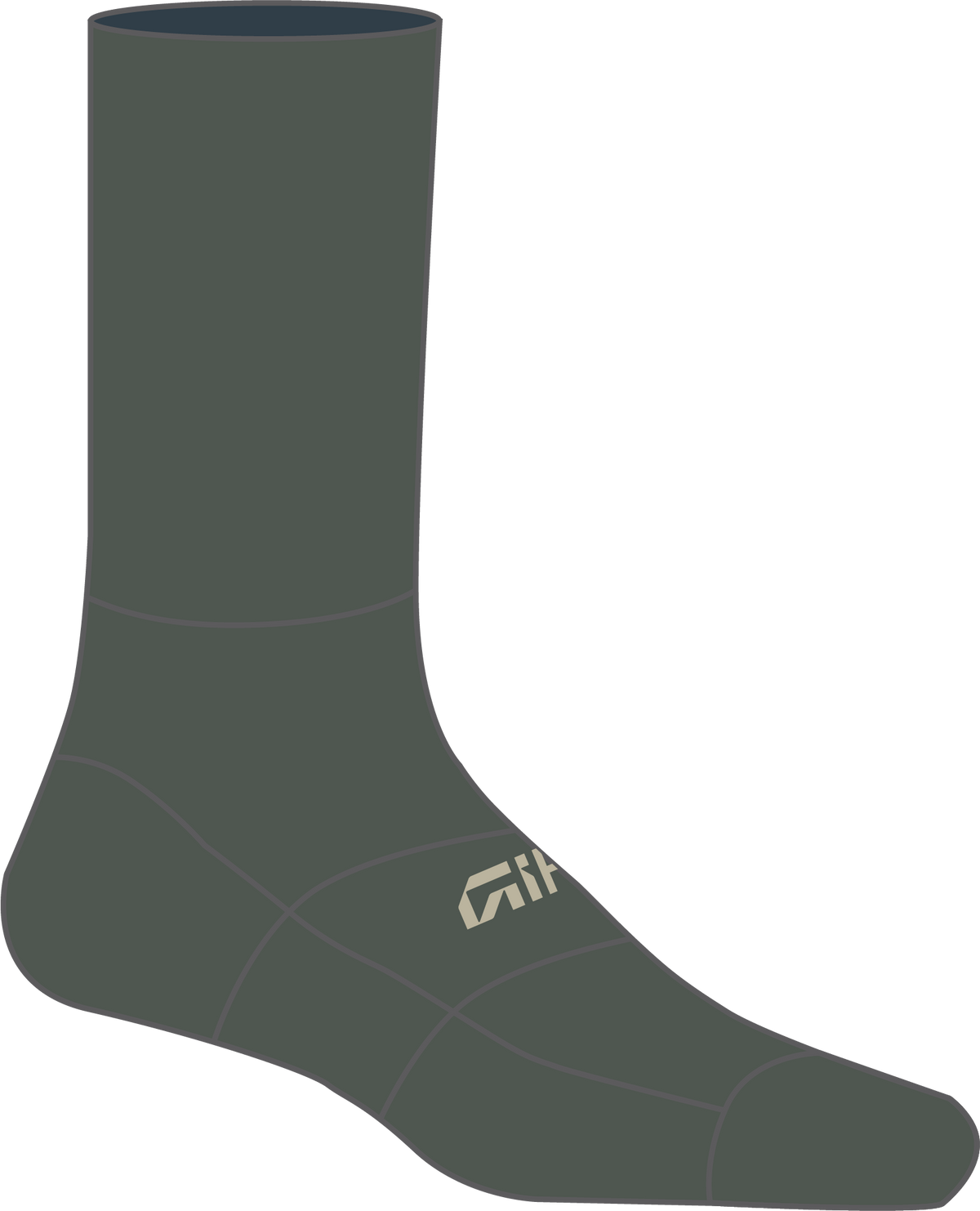 Comp Racer High Rise DARK SAGE S