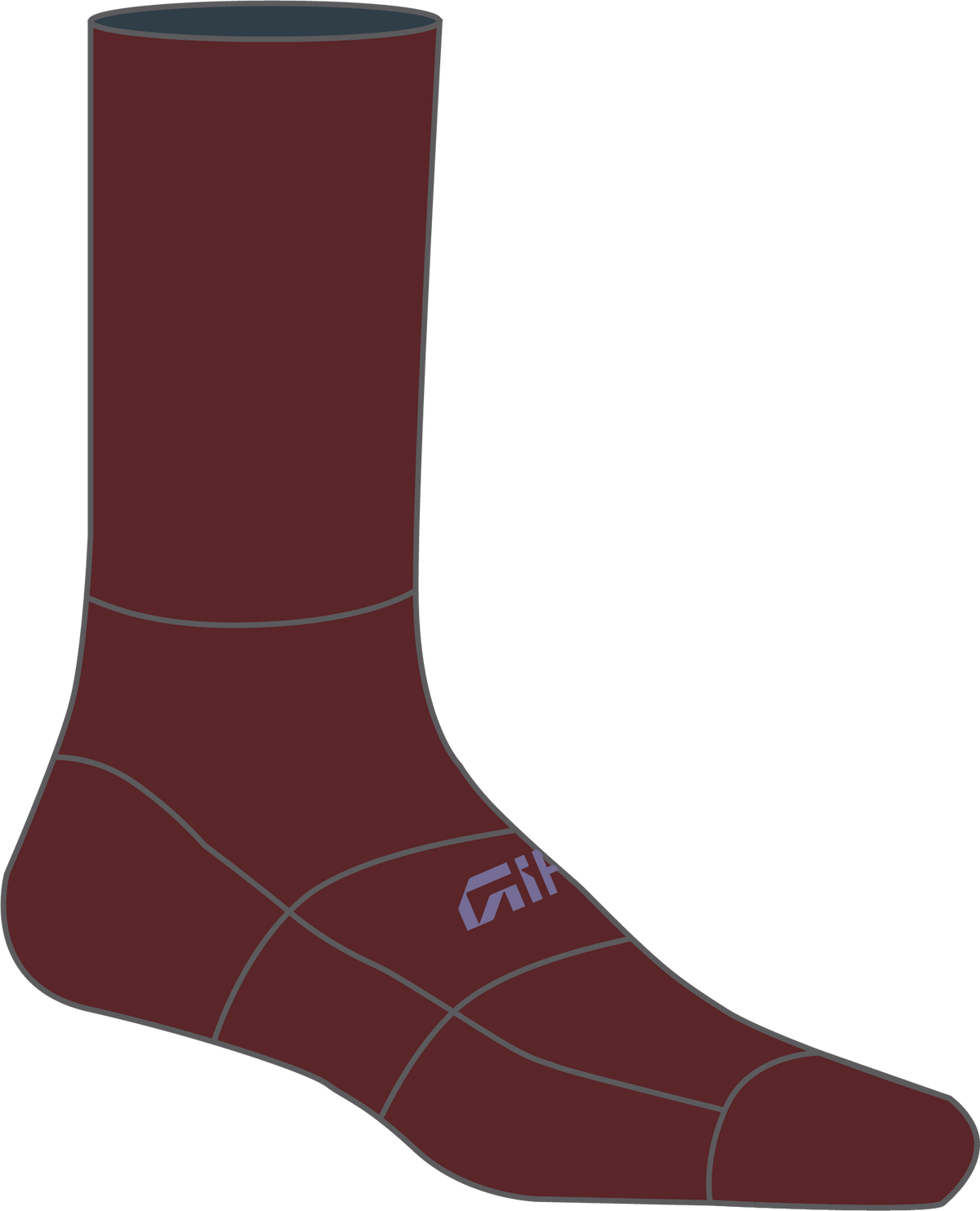 Comp Racer High Rise DARK MAROON M