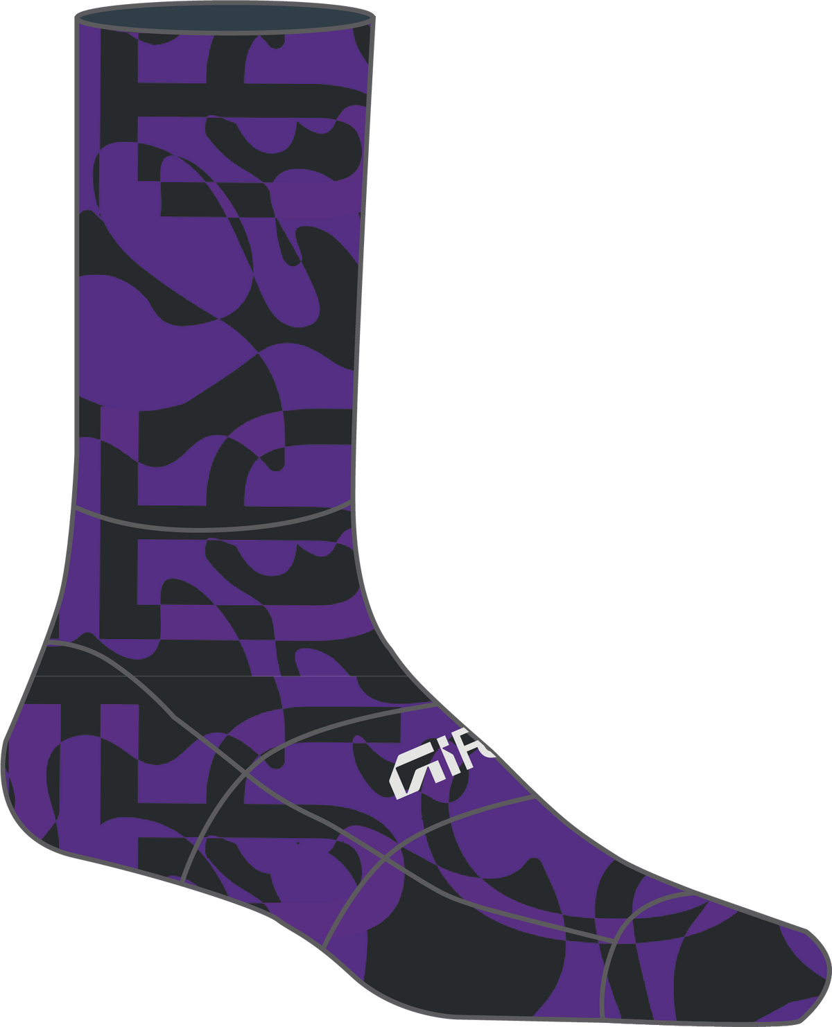 Comp Racer High Rise PURPLE RUSH L