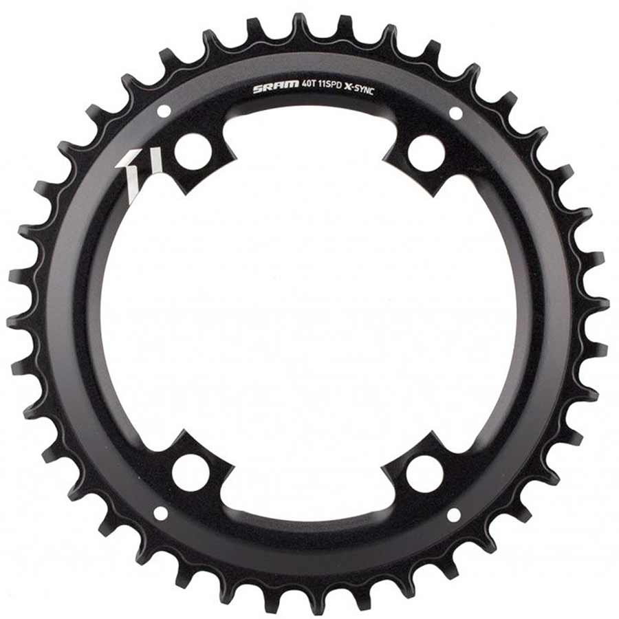 SRAM, X-Sync Asymmetric, 42T Chainring, 11sp, BCD: 110, Aluminum, Black
