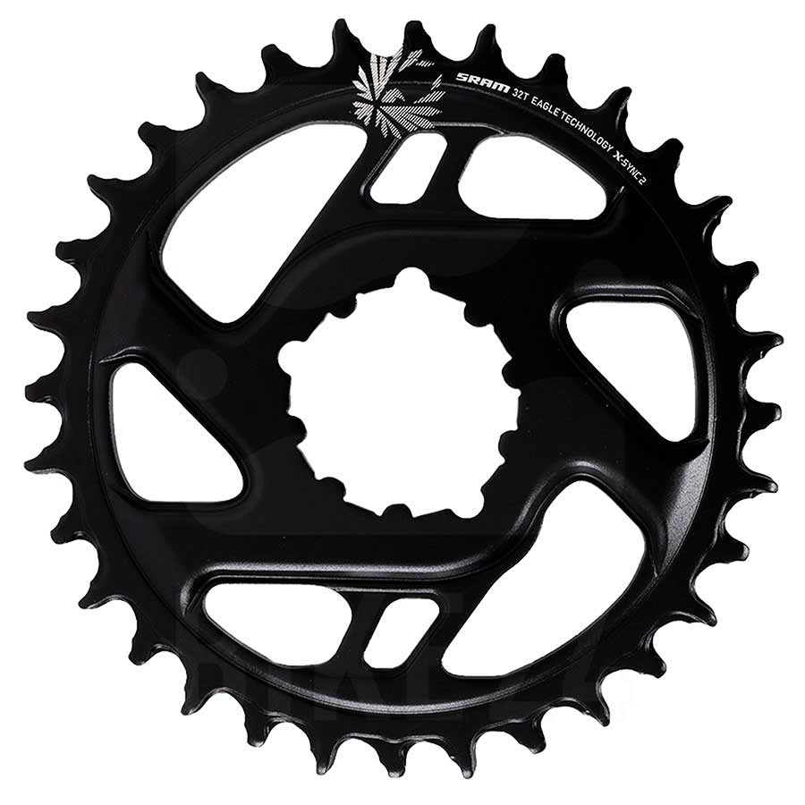 SRAM, 12SP X-Sync 2, 34T Chainring, 12sp, BCD: Direct Mount, 6mm offset, Aluminum, Black