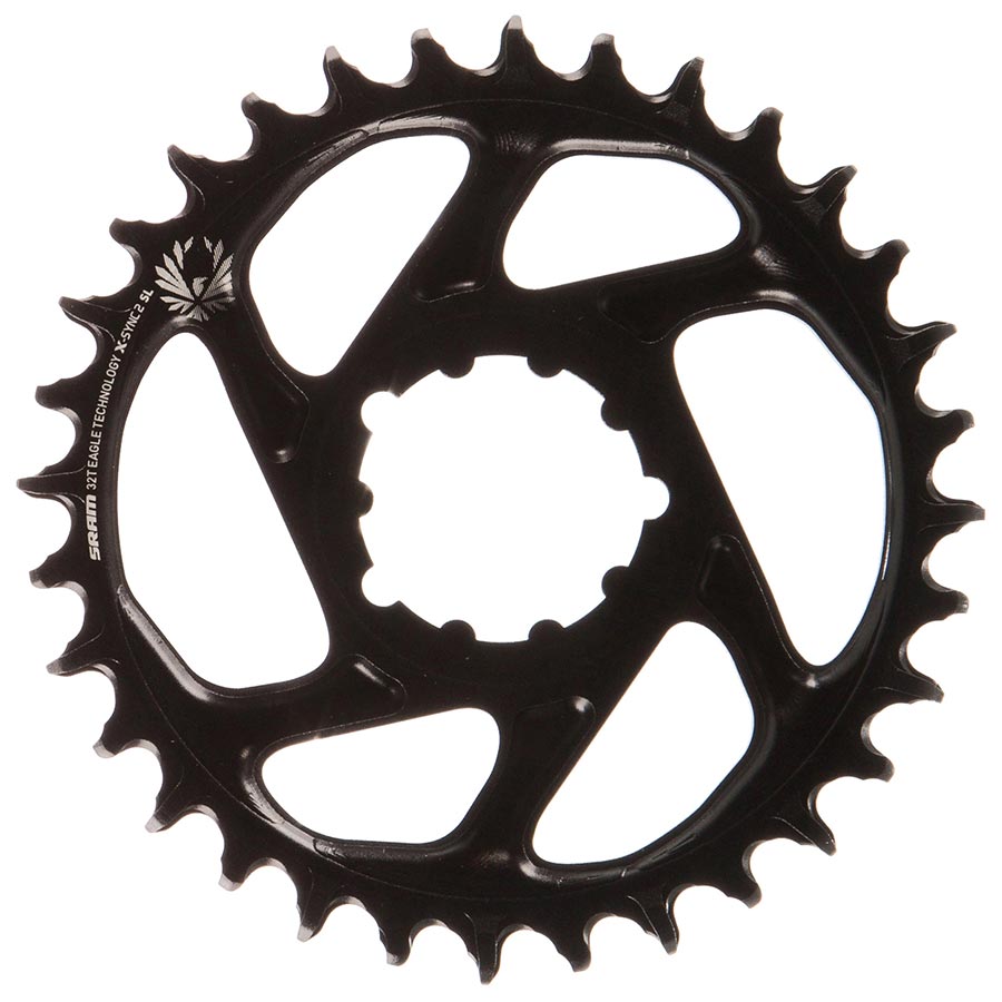 SRAM, X-SYNC 2 SL 3mm, Chainring, Teeth: 32, Speed: 11/12, BCD: Direct Mount, Single, Aluminum, Black