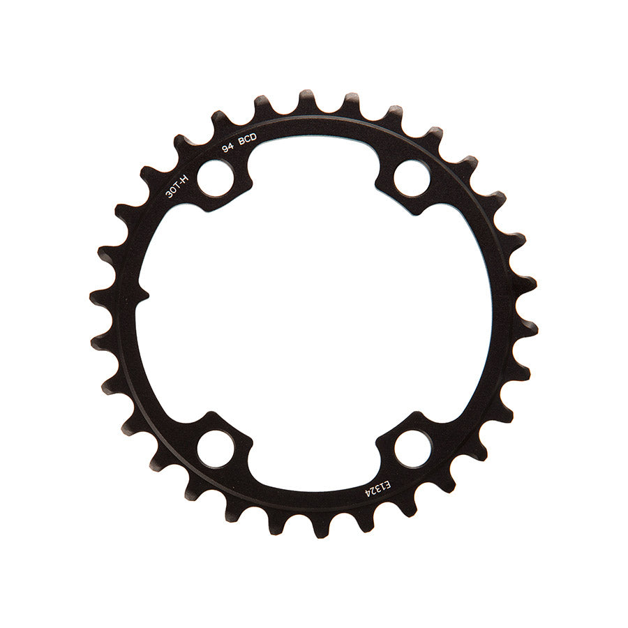 SRAM, Force AXS 2x, Chainring, Teeth: 30, Speed: 12, BCD: 94, Bolts: 4, Inner, Aluminum, Black