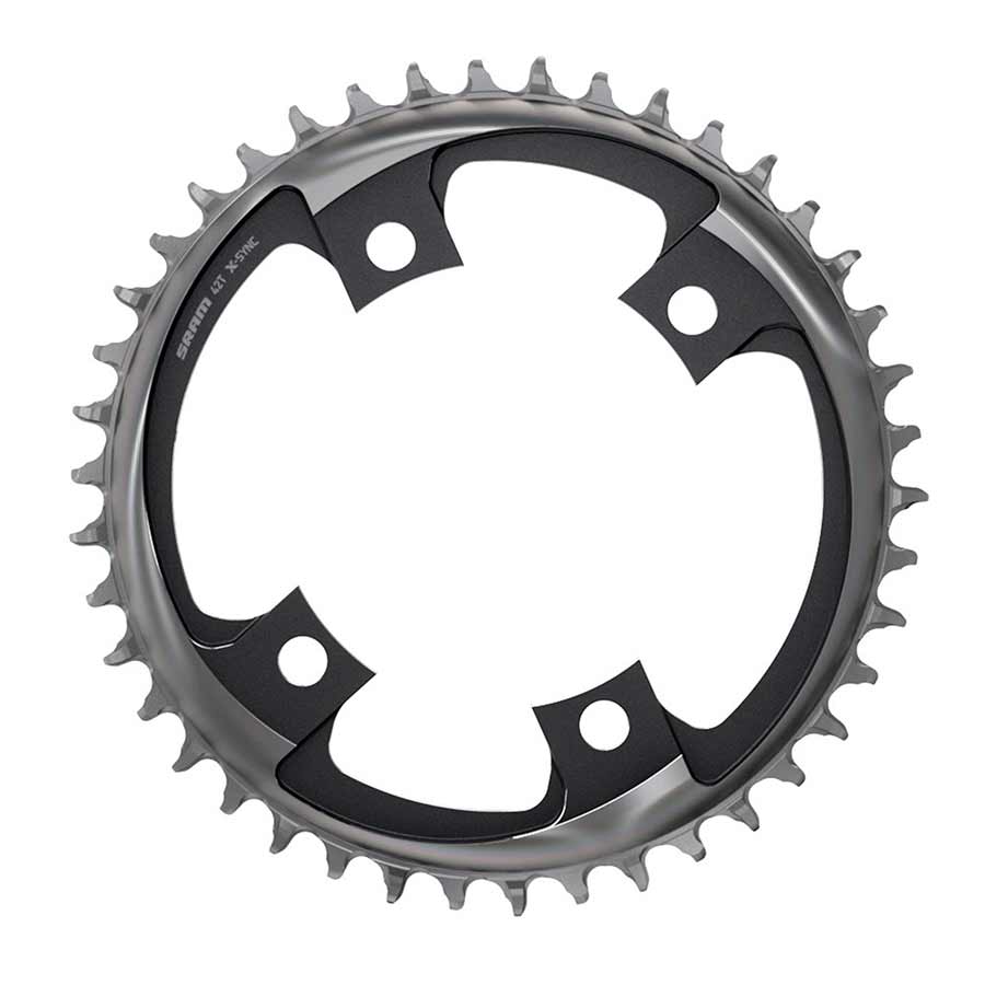 SRAM, X-SYNC 2 107mm, Chainring, Teeth: 36, Speed: 12, BCD: 107, Bolts: 4, Single, Aluminum, Black