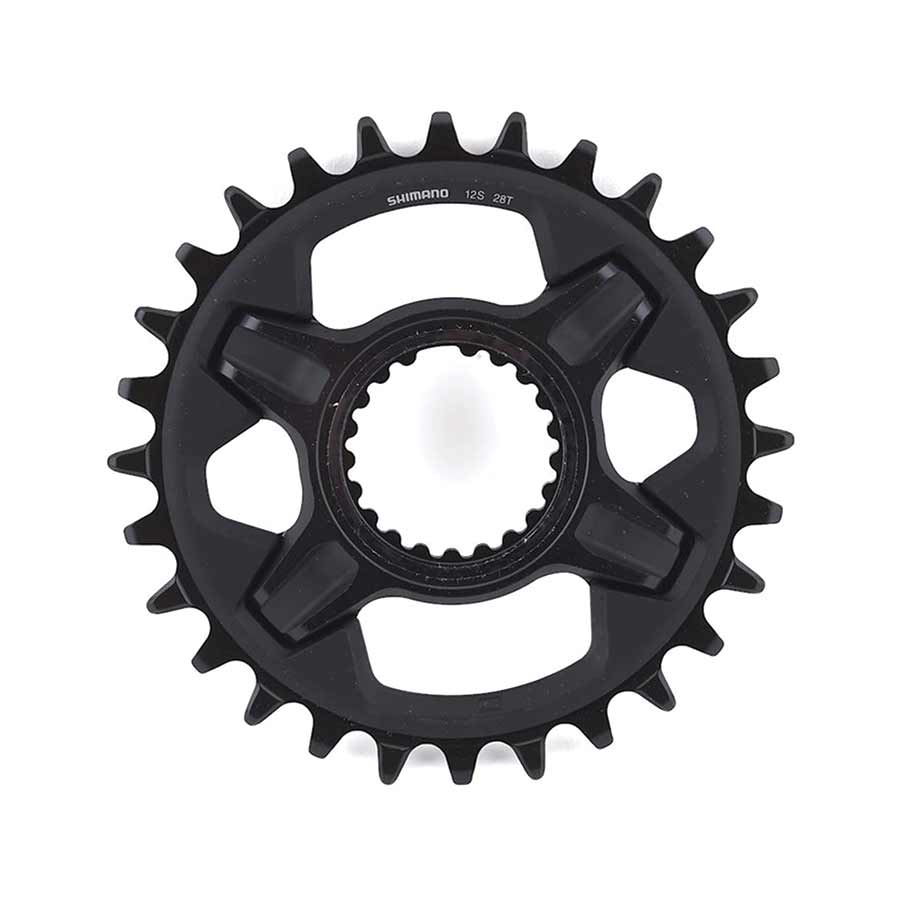 Shimano, XT SM-CRM85, Chainring, Teeth: 32, Speed: 12, BCD: Direct Mount, Aluminum/Composite/Steel, Black