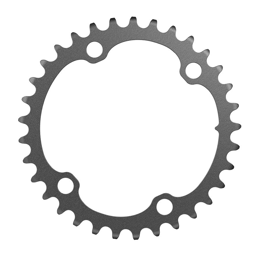 SRAM, Rival D1 2x 107mm, Chainring, Teeth: 33, Speed: 12, BCD: 107mm, Bolts: 4, Aluminum, Black