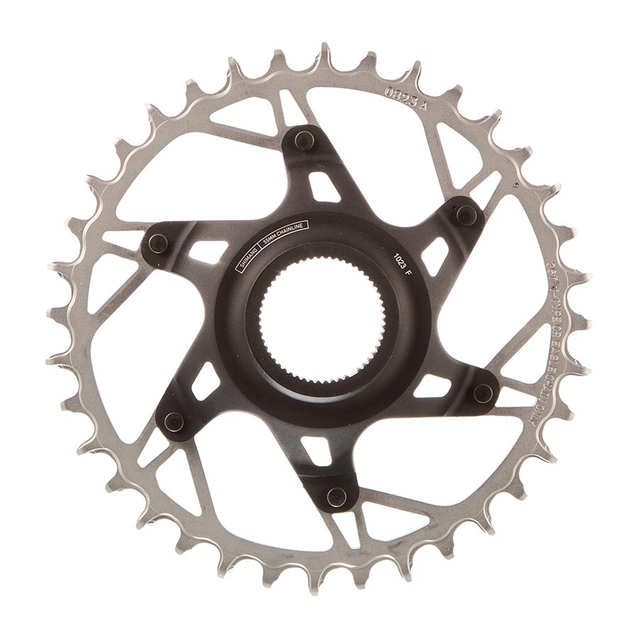 SRAM, XX Eagle T-Type DM E-MTB STEPS, Chainring, Teeth: 36, Speed: 12, BCD: Direct Mount, Aluminum/Steel, Black