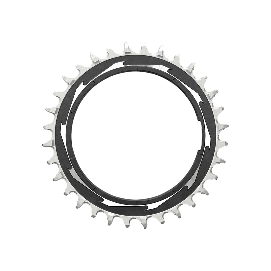 SRAM, Eagle T-Type Thread Mount 3mm Offset, Chainring, Teeth: 32, Speed: 12, BCD: Thread Mount, Aluminum, Black