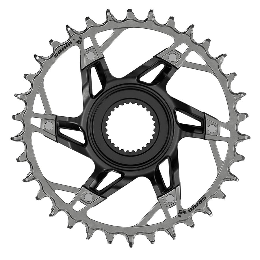 SRAM, Bosch DU38 XX T-Type, Chainring, Teeth: 34, Speed: 12, BCD: Direct Mount Bosch DU38, Steel, Black