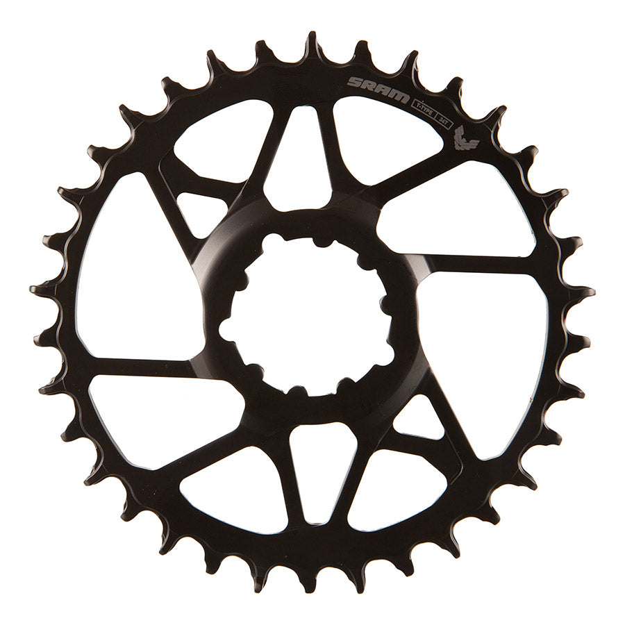 SRAM, Eagle 70 3 Bolt, Chainring, Teeth: 34, Speed: 12, BCD: Direct Mount, Bolts: 3, Steel, Black