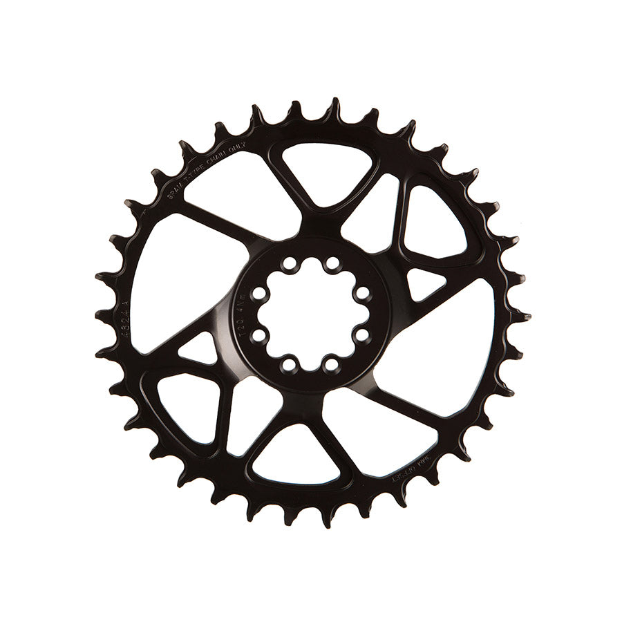 SRAM, S1000 Steel 8 Bolt, Chainring, Teeth: 34, Speed: 12, BCD: Direct Mount, Bolts: 8, Steel, Black
