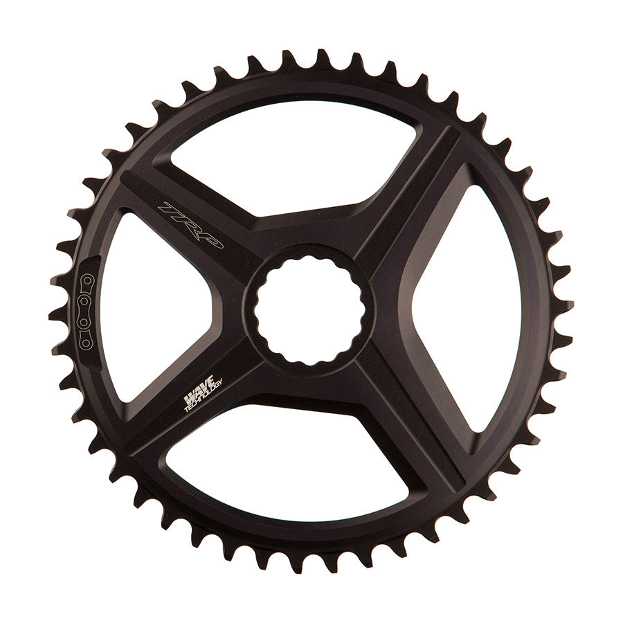 TRP, VISTAR CR-G8000, Chainring, Teeth: 46, Speed: 12, Single, 7075 Aluminum, Black