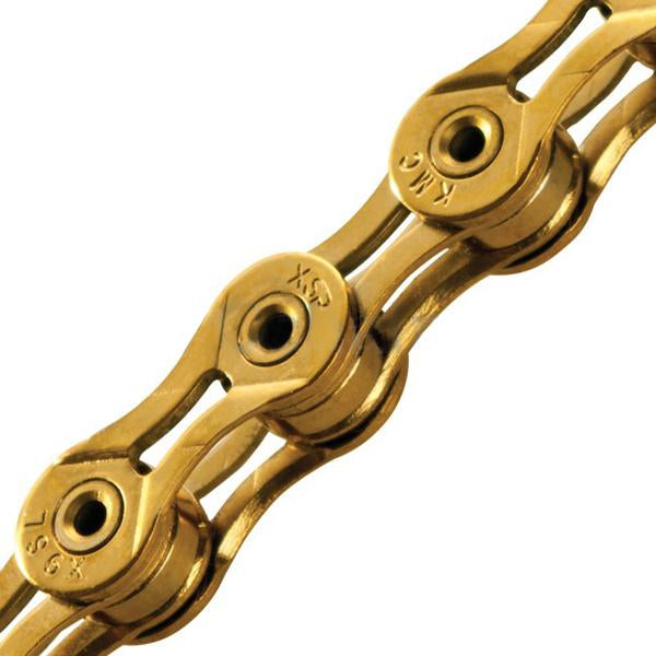 KMC X9SL Super Light Chain - 9-Speed, 116 Links, Gold