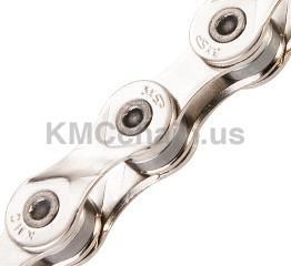 KMC Chain E9 Silver x136L, 9 Speed, E-Bike Chain