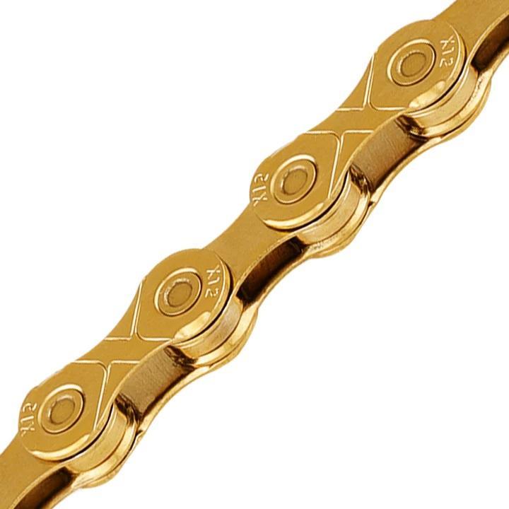 KMC Chain E12 Ti Gold x 136L, 12 speed, E-Bike Chain