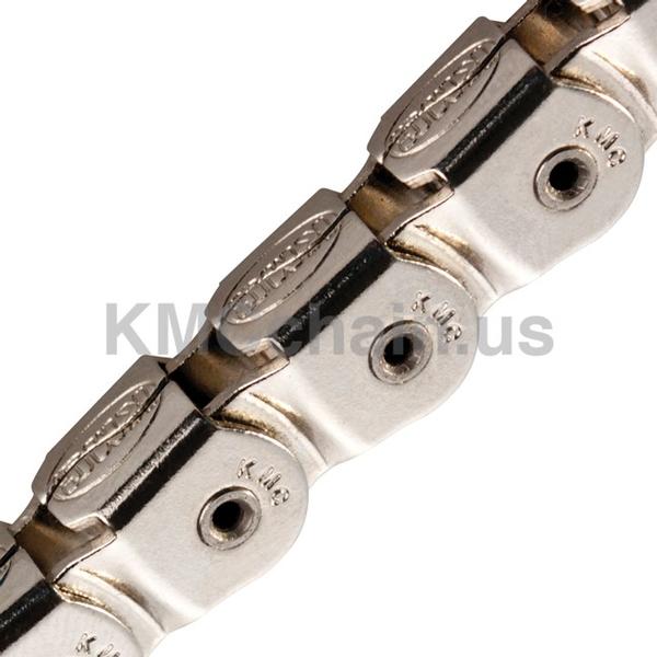 KMC Chain KK710 (Kool Knight) -112L Single Speed , Silver (Nickel Plated)
