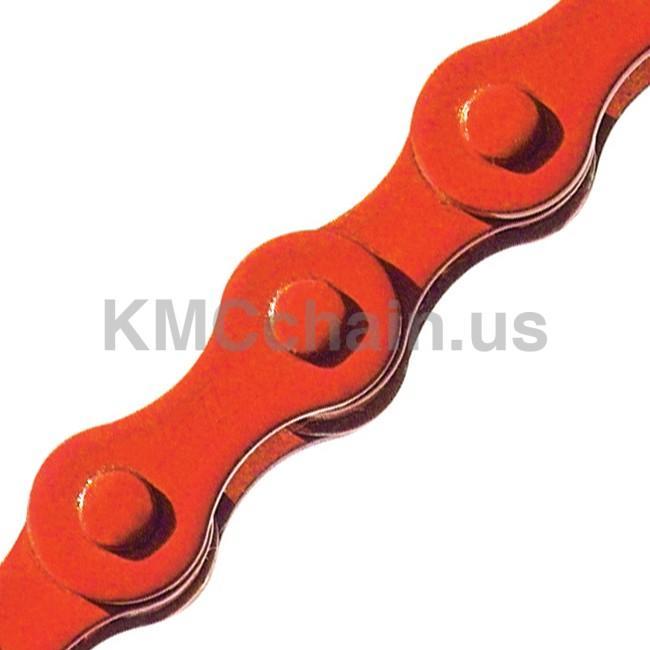 KMC Chain S1 x 112L, Single Speed, Red