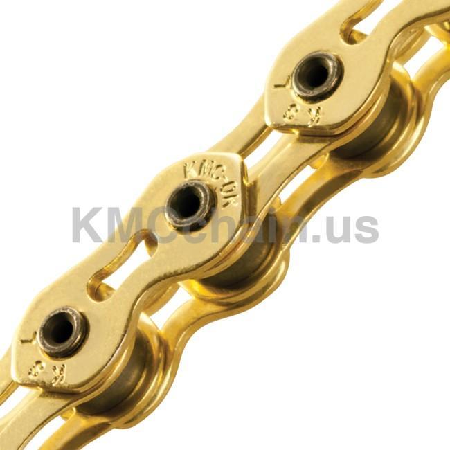KMC Chain K1 SL Wide x 100L, Single Speed, Ti Gold