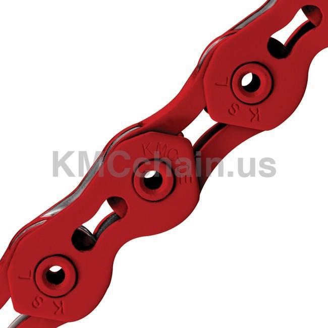 KMC Chain K1 SL Wide x 100L, Single Speed, Red
