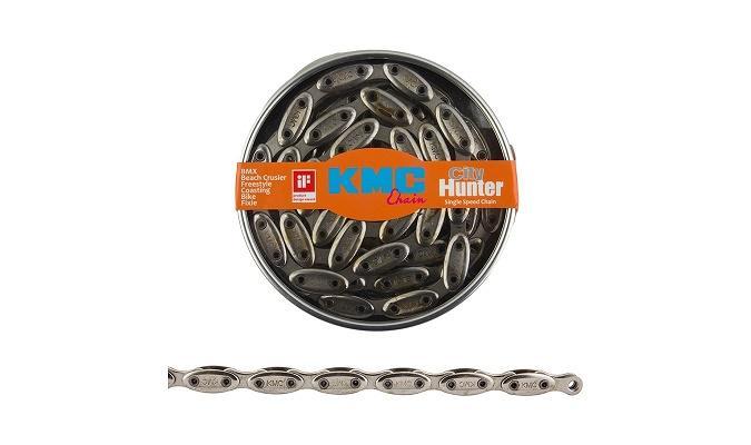 KMC Chain City Hunter, 112 Links, Silver (Nickel Plated)