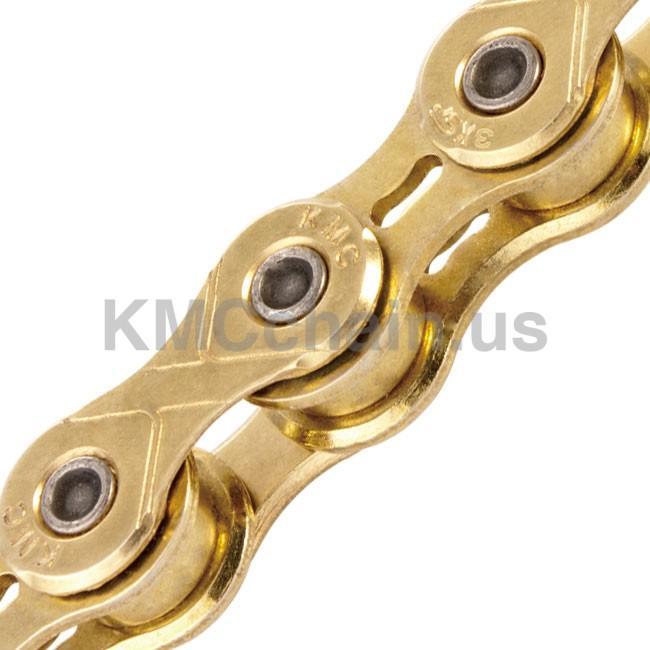 KMC Chain e101, 112 Link, Gold, Single Speed Chain