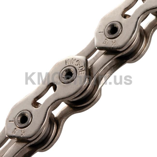 KMC K1SL SuperLite Kool Narrow Chain - Single Speed 3/32", 100 Links,Silver