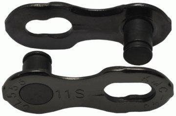 KMC MissingLink-11 DLC Connector - 11-Speed, Black, 2 Pairs/Card