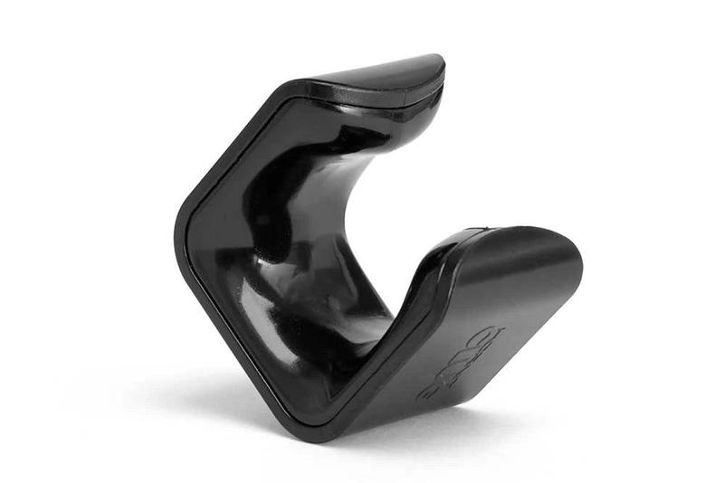Clug Wall Mount Bicycle Storage Rack, Black/Black, ROADIE (fits tires 23mm - 32mm)