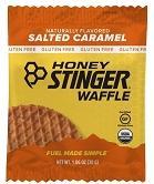 Honey Stinger Gluten Free Waffles, Salted Caramel, Box of 12