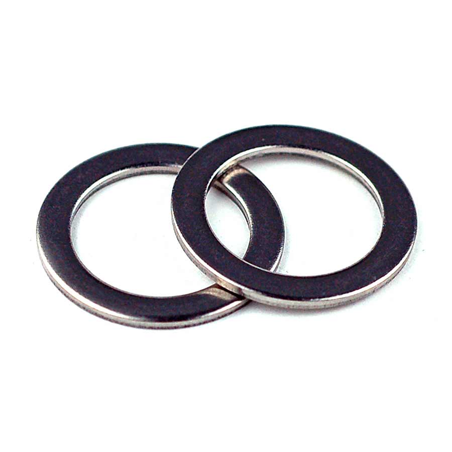 Wheels Manufacturing Pedal Washers, Stainless /pair