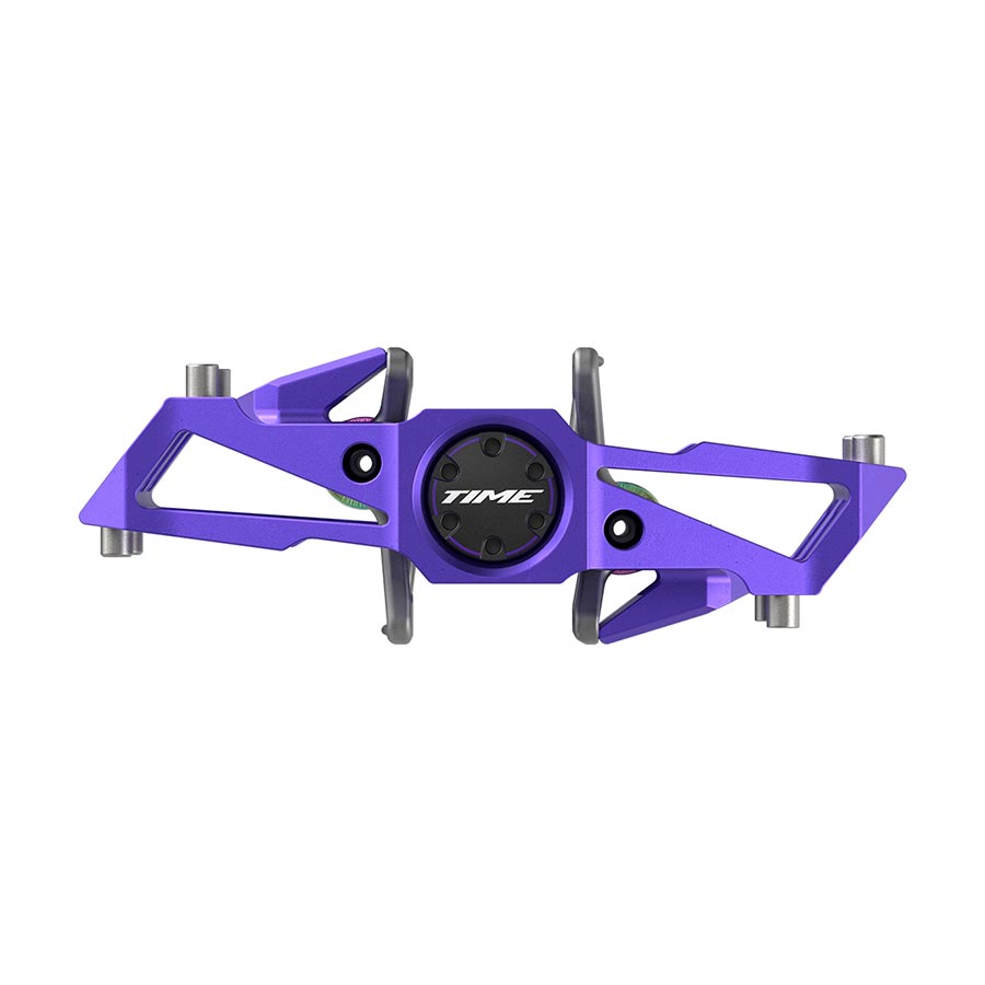 TIME, Speciale 10 Large B1, Pedals, Body: Aluminum, Spindle: Steel, 9/16'', Purple, Pair