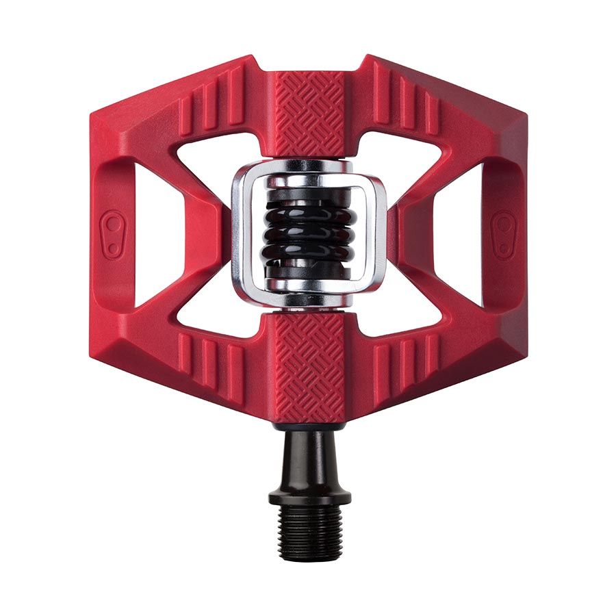 crankbrothers, DOUBLESHOT 1, Pedals, Body: Composite, Spindle: Cr-Mo, 9/16'', Red, Pair