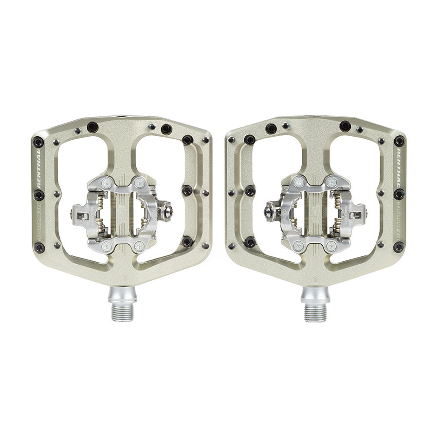 Renthal, Revo-DHC, Pedals, Body: Aluminum, Spindle: Cr-Mo, 9/16'', Gold