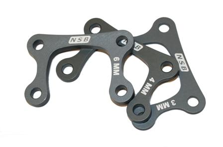 NSB Direct Mount Stem Spacer Race Pack- Black