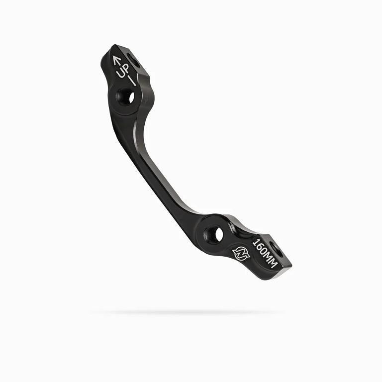 NSB Disc Brake Adapter, IS Mount, 160mm Front / 140mm Rear, Black