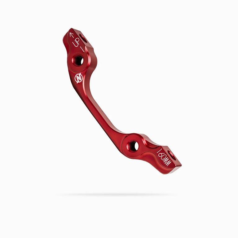 NSB Disc Brake Adapter, IS Mount, 160mm Front / 140mm Rear, Red