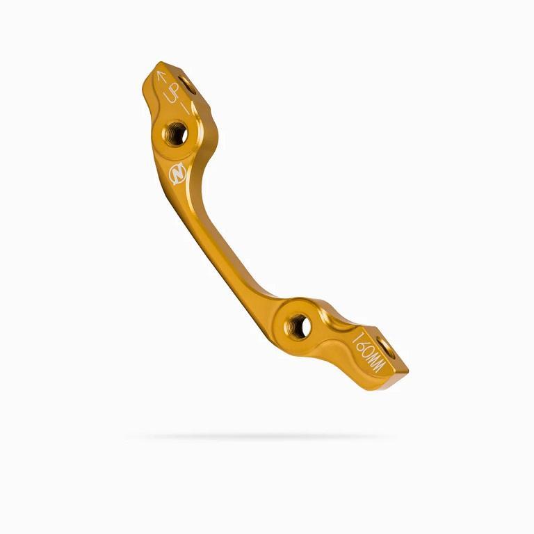 NSB Disc Brake Adapter, IS Mount, 160mm Front / 140mm Rear, Gold