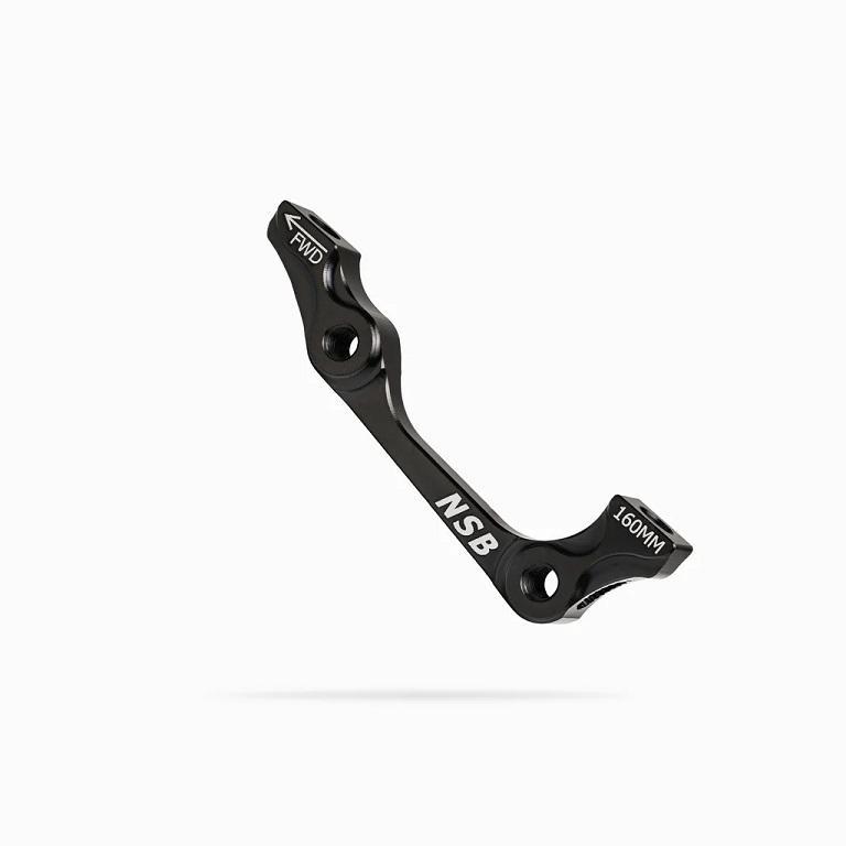 NSB Disc Brake Adapter, IS Mount, 160mm Rear, Black