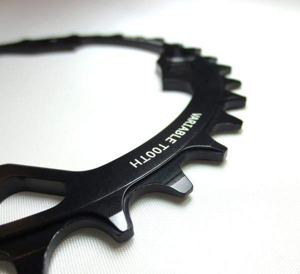 NSB Variable Tooth Chainring, Direct Mount For SRAM GXP, 28T, Black