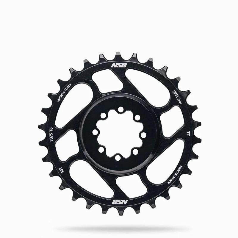 NSB Variable Tooth Chainring, Direct Mount, SRAM T-Type, 32T, Black