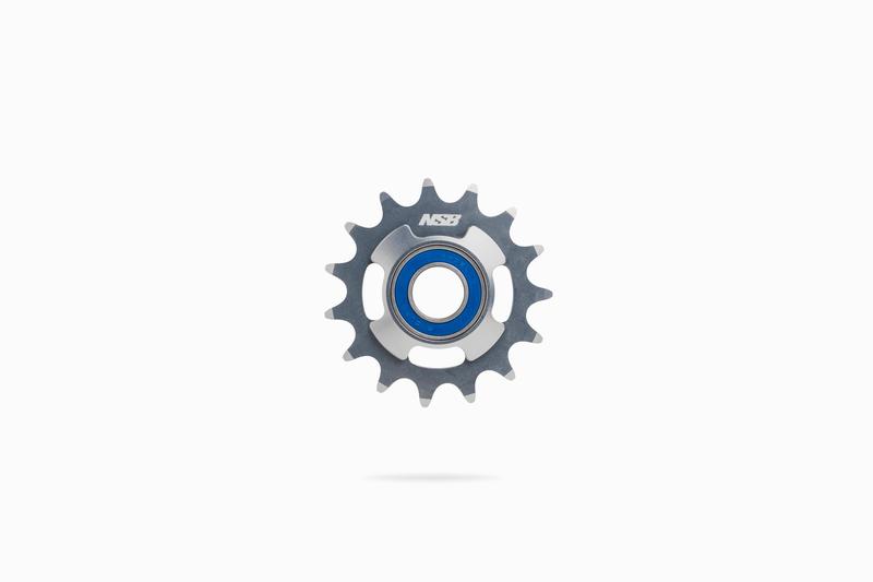 NSB High Pivot Idler Pulley Kit, Commencal Surpreme DH V4, Aluminum, 15T, Pewter