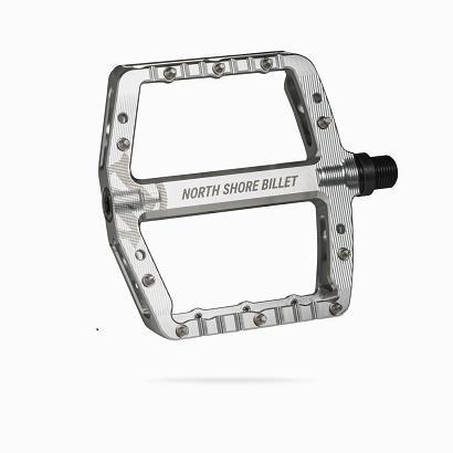 NSB Daemon Flat Pedal, Silver