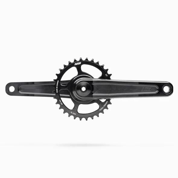 NSB Talon Crankset, 170mm Arm Length, 73mm BB Shell, 30mm/138.5mm Spindle, Black