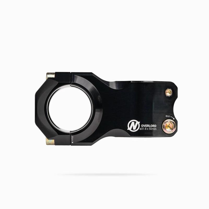 NSB Overlord All Mountain Stem, 50mm Length, 31.8mm Clamp, Black