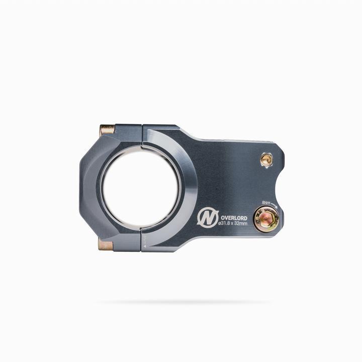NSB Overlord All Mountain Stem, 32mm Length, 31.8mm Clamp, Pewter