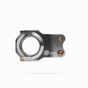 NSB Overlord All Mountain Stem, 32mm Length, 31.8mm Clamp, Silver