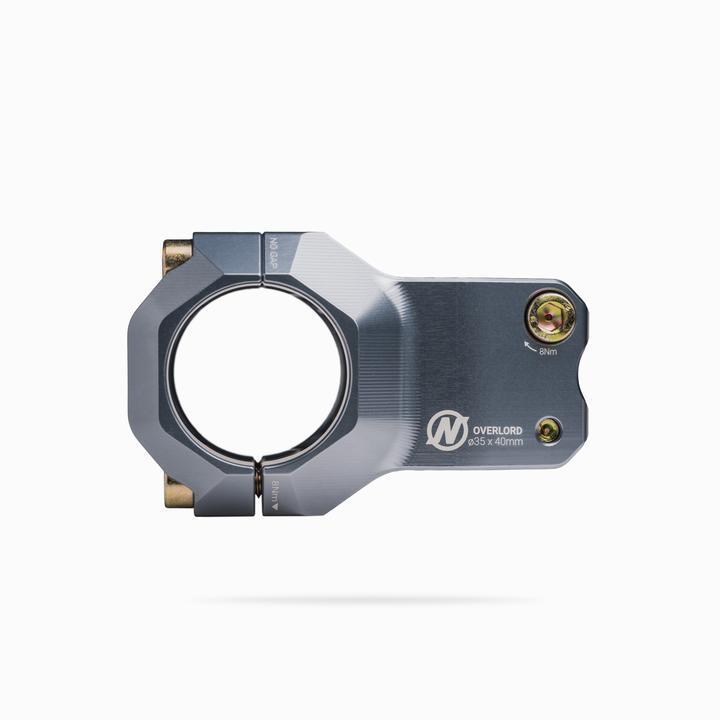 NSB Overlord 35 All Mountain Stem, 40mm Length, 35mm Clamp, Pewter
