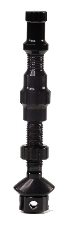 Stan's Tubeless Exo-Core Valves, Medium Length (Rim Depth 17-26mm), Black, Pair