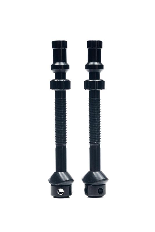 Stan's Tubeless Universal + Valves, Extra Tall Length (Rim Depth 37-46mm), Black, Pair