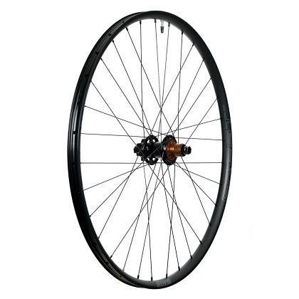 Stan's Crest MK4 29" Rear Wheel, 32 hole, ISO Disc, 12mm x 142mm TA, Shimano HG, Black (w/ Gray decal)